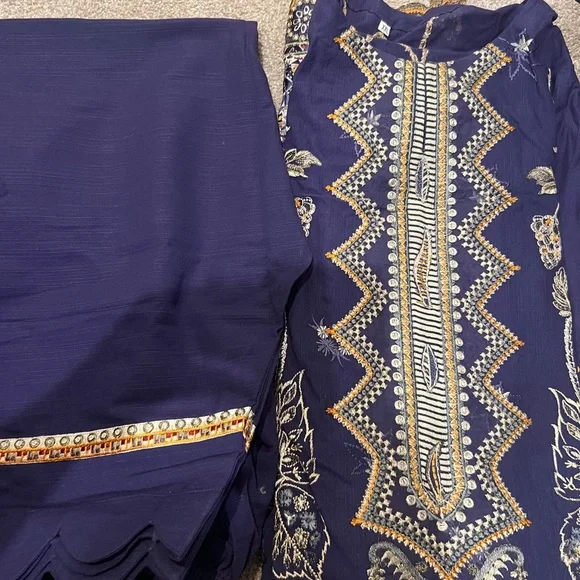 New3 piece laxuary winter salwar kameez xl baroque - Picture 10 of 10